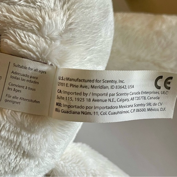 Sammy the Snowman Scentsy Buddy[Retired]-White & Red-16” - Picture 7 of 10